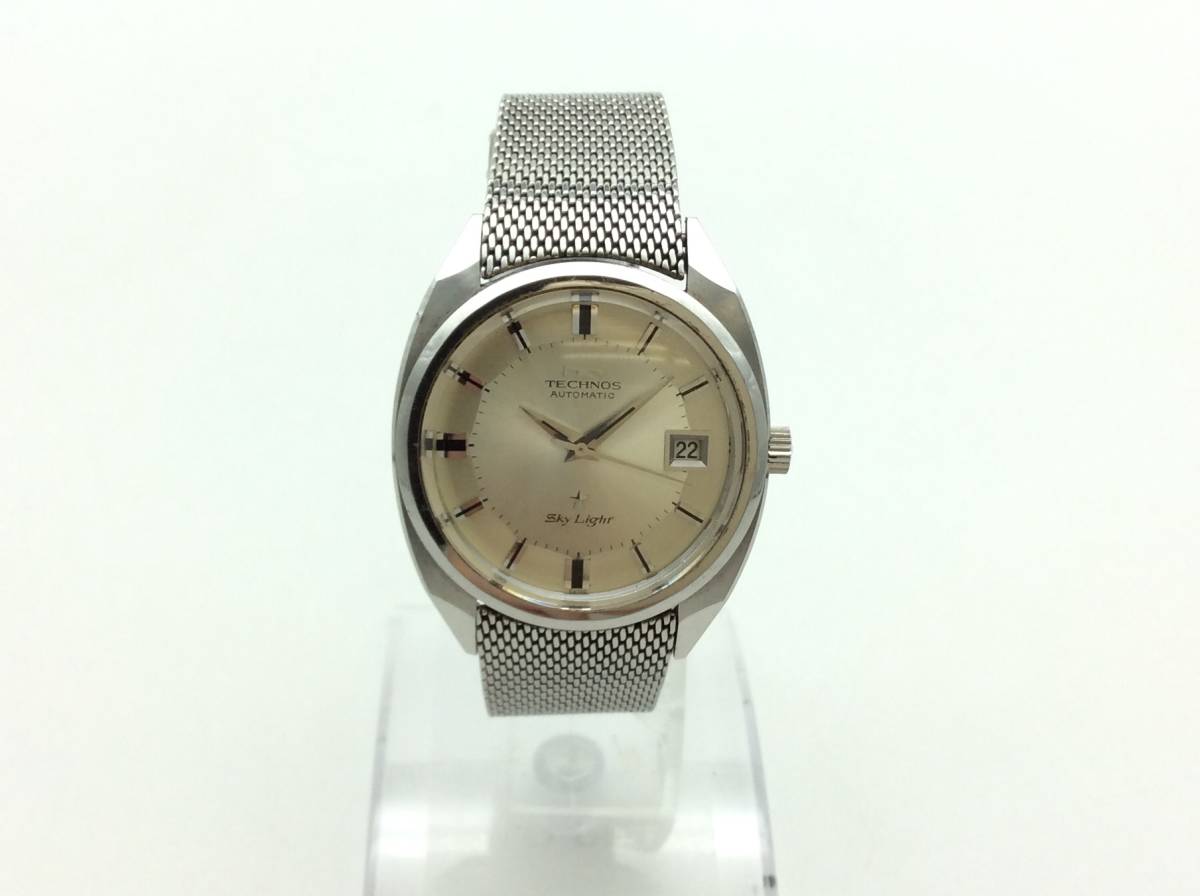 MM15♯ TECHNOS テクノス AUTOMATIC Sky Light スカイライト 自動巻き 
