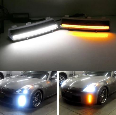 日産フェアレディZ Z33後期 350Z クールなLEDデイライト ウィンカー