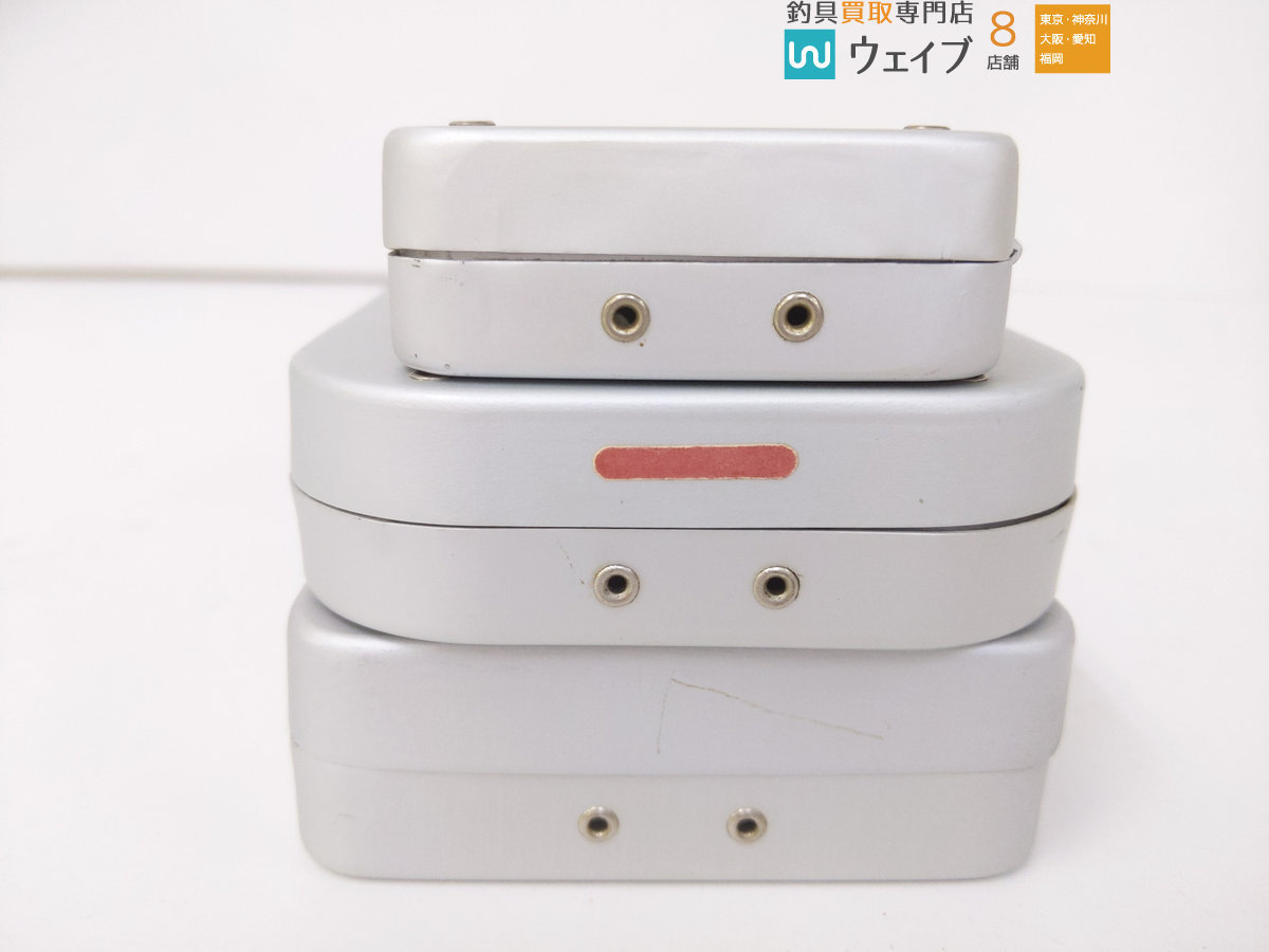 : アキスコ(AXISCO) フライケース AXISCO クリアフライボックス-SMスリットフォーム&frasl;KSM-SF アキスコ | フライボックス クリアフライボックス-SMスリット 魚 ダブルサイドクリアーフライボックス スポーツ＆アウトドア ニンフ用にお勧め｜アキスコ 毛バリケース アルミ製フライボックス 0
