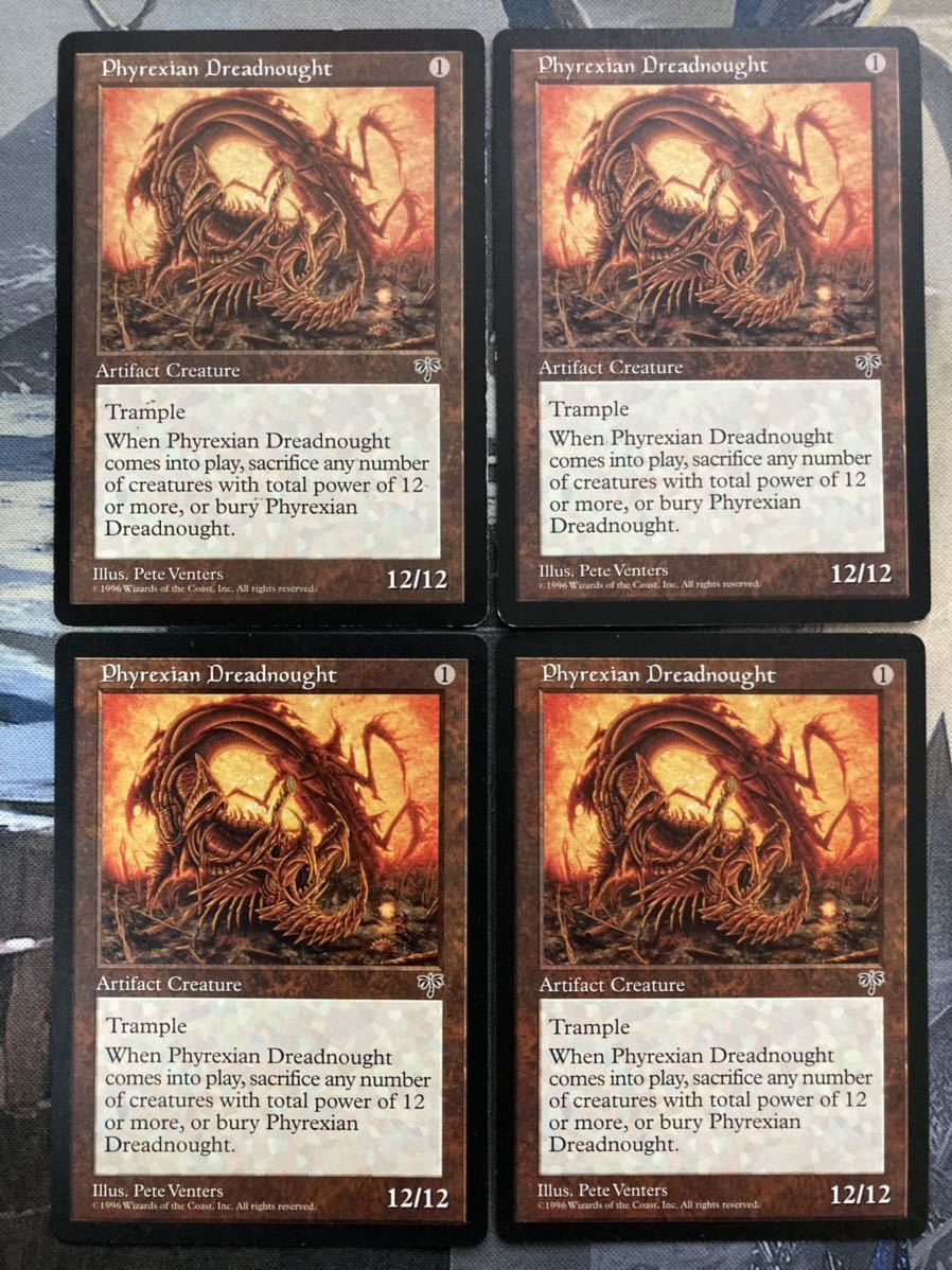 ファイレクシアン・ドレッドノート 英語版 4枚セット MTG