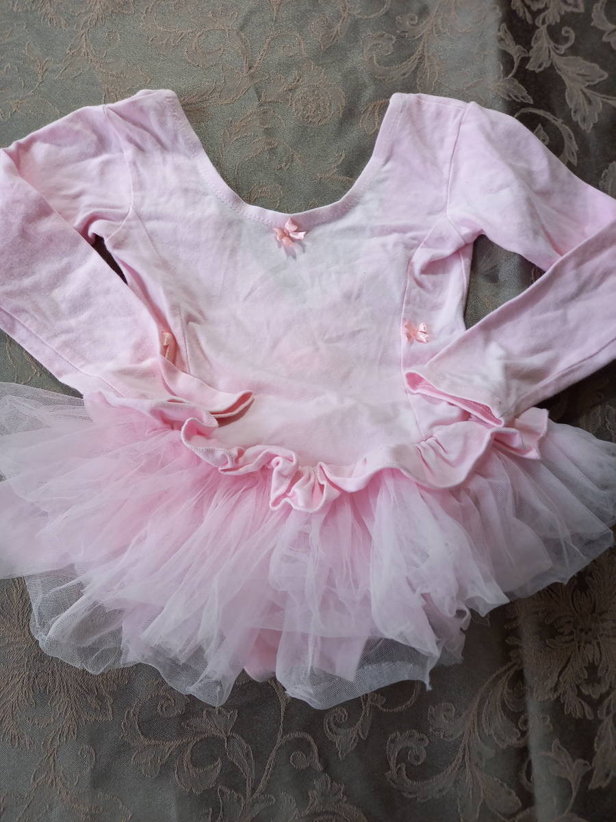 レオタード　100 110 ピンク　かわいい　ダンス　バレエ　送料無料_2