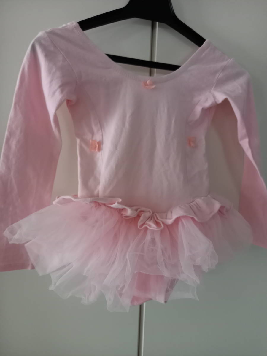 レオタード　100 110 ピンク　かわいい　ダンス　バレエ　送料無料_3