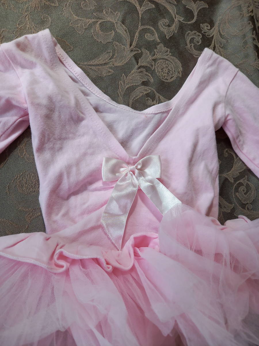 レオタード　100 110 ピンク　かわいい　ダンス　バレエ　送料無料_4