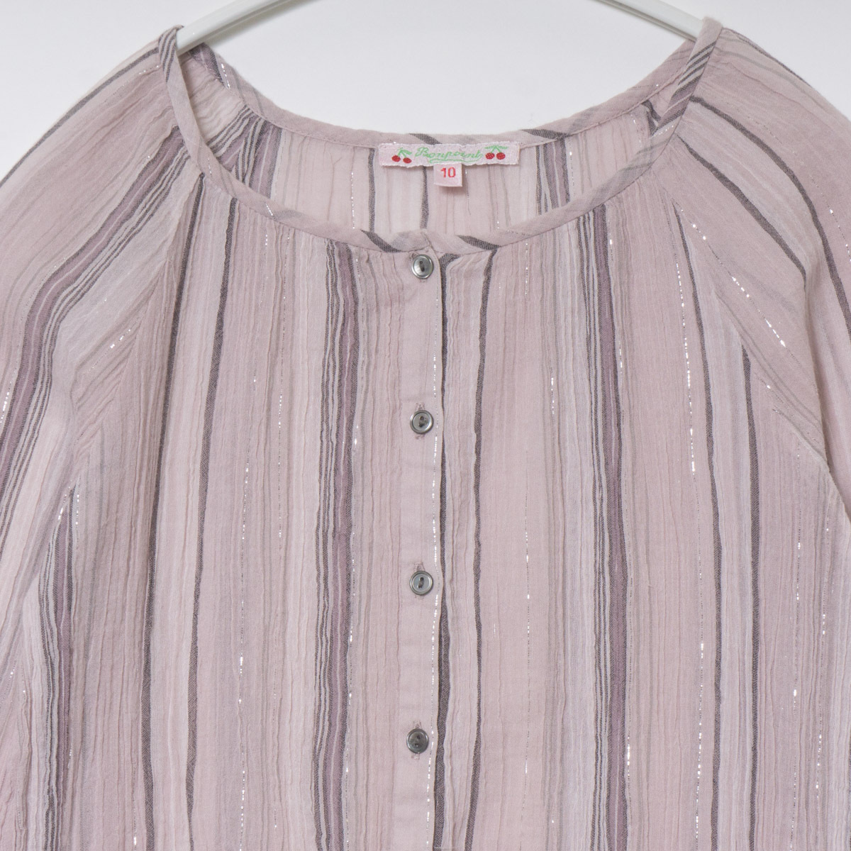 新品未着用】Bonpoint ボンポワン ピンクセーター 2A ゆるく 