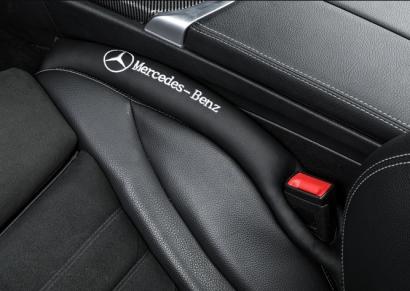 Benz AMGメルセデス ベンツ A/B/C/E/G/S/GLA/GLB/GLC/GLE/GLS/EQA汎用PUレザー センター隙間クッション漏れ防止 2Pセット_1