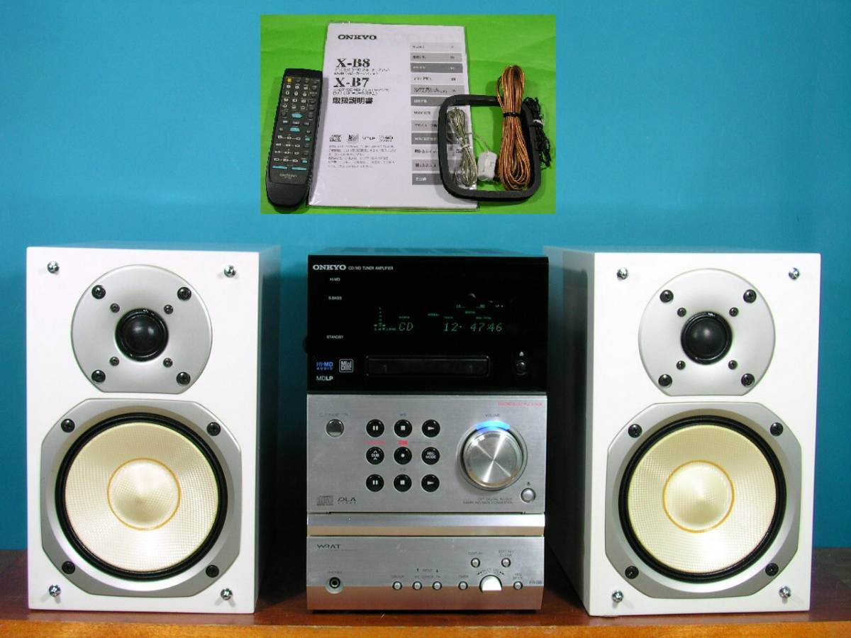 ONKYO FR-N9SX X-N9SX オンキョー D-N9SX MD 動作品 ミニコンポ FR