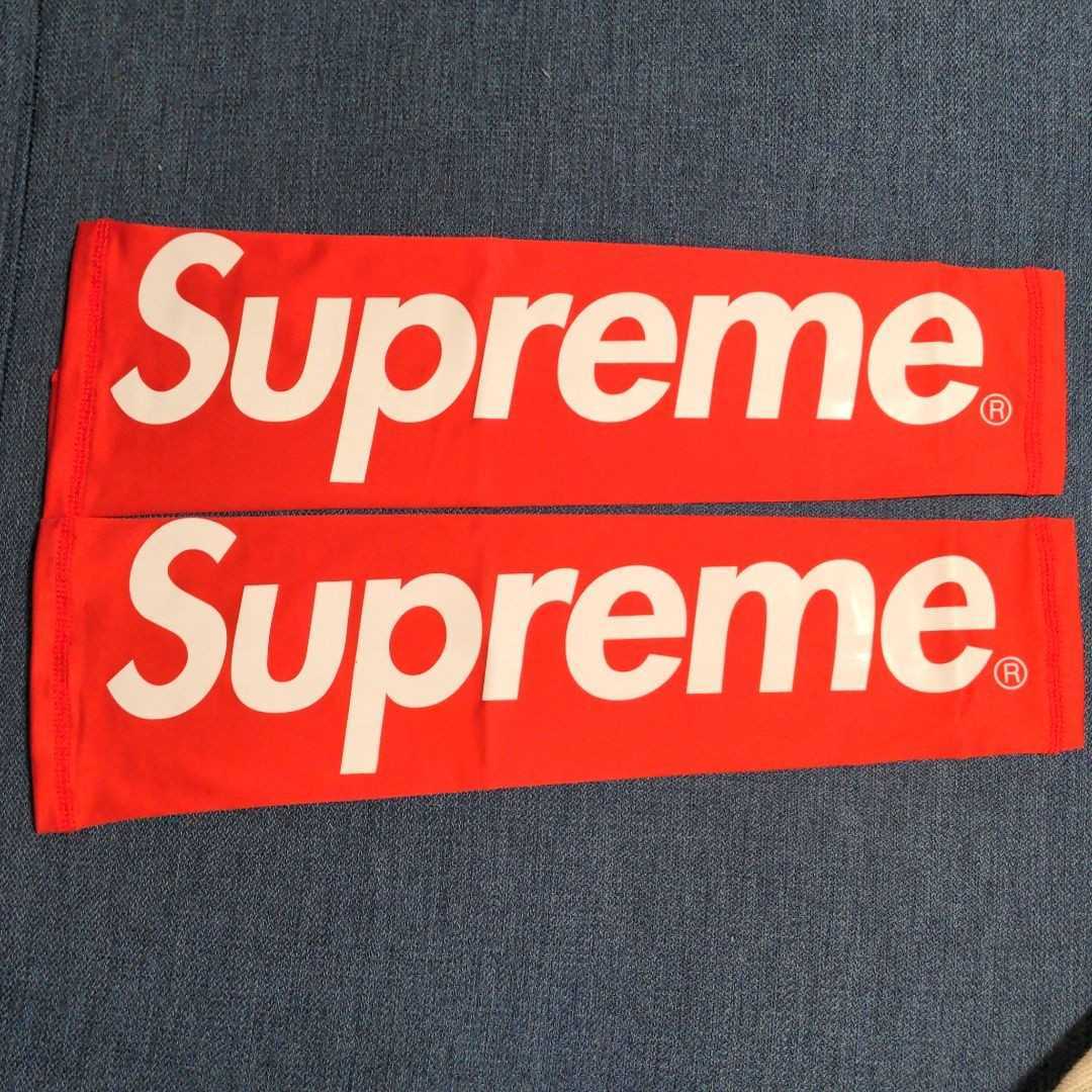 シュプリーム アームスリーブ supreme Spreme アーム 長袖 スリーブ 赤