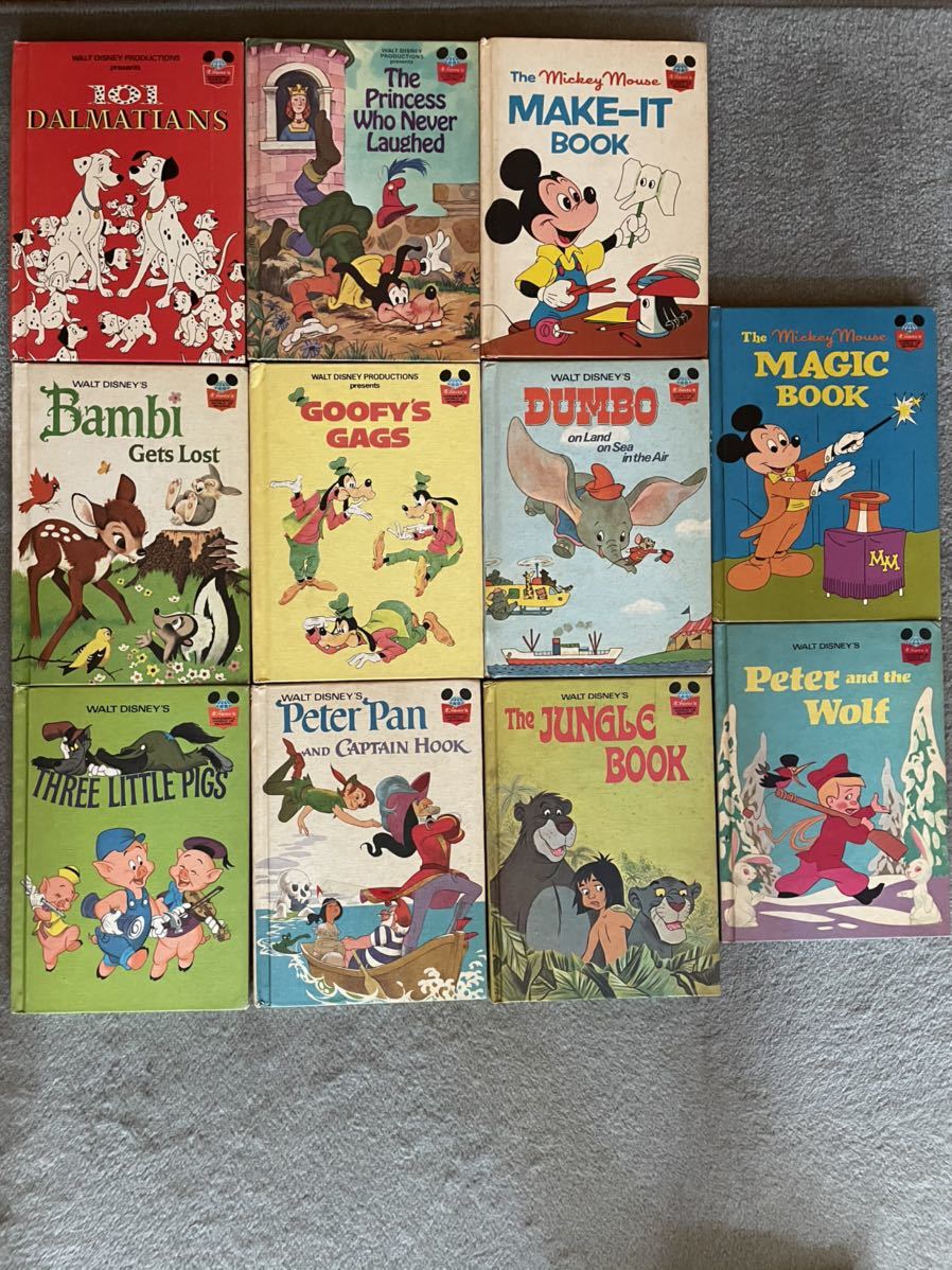 英語絵本 ディズニーreading 11冊 ダンボ ピーターと狼 101匹わんちゃん ピーターパン 三匹の子豚 バンビ グーフィ 手品 工作 洋書 外国語絵本 売買されたオークション情報 Yahooの商品情報をアーカイブ公開 オークファン Aucfan Com