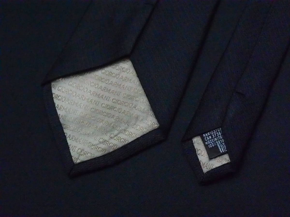 美品 GIORGIO ARMANI ジョルジオアルマーニ イタリア製 (ブラック 