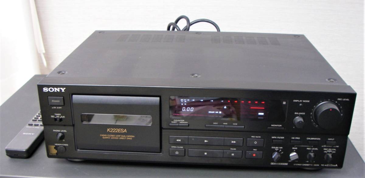 ☆SONY☆ステレオカセットデッキ☆TC-K222ESA☆ジャンク品☆ ソニー