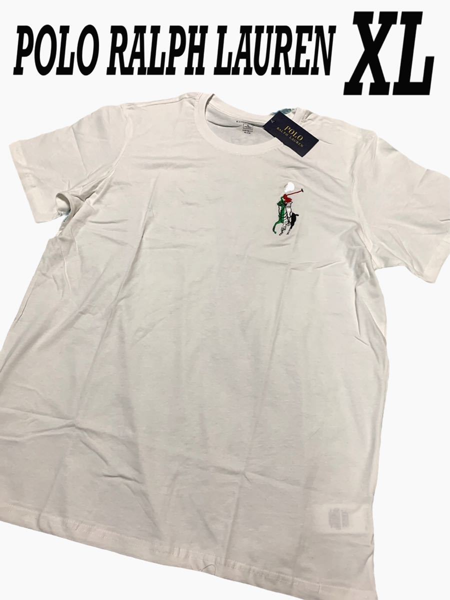 定番人気，爆買い 1円スタート 欧州限定 ポロラルフローレン 半袖 ビッグポニー トリコロール Tシャツ サイズ XL 白(XLサイズ以上)｜売買されたオークション情報、yahooの商品情報をアーカイブ公開 - オークファ 男性用