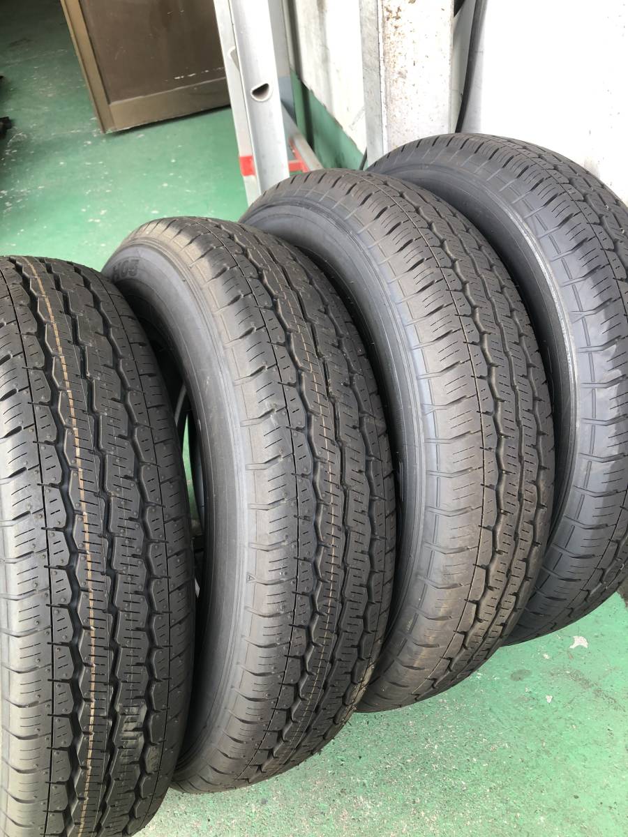 中古 165/80R14 91/90NLT YOKOHOMA ヨコハマ ブルーアース VAN RY55 2