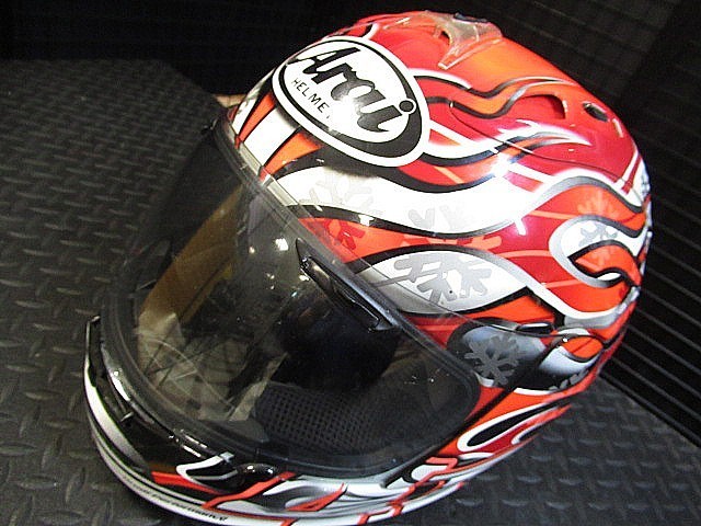 HOT，限定SALE】 Araiヘルメット RX-7RR5 HAGA 59.60CM▽ニンジャ250