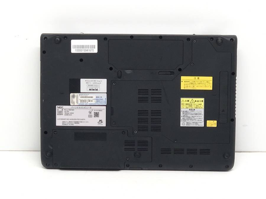 0665】NEC LaVie LL750/F Core i7-2670QM メモリ無し/HDD無し 難あり