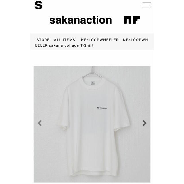 NF×LOOPWHEELER sakana collage サカナクション L(イラスト 