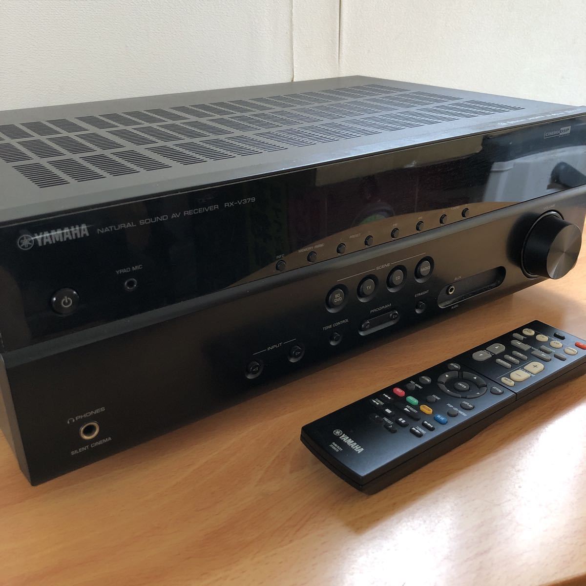 RX-V379 YAMAHA アンプ　リモコン付き