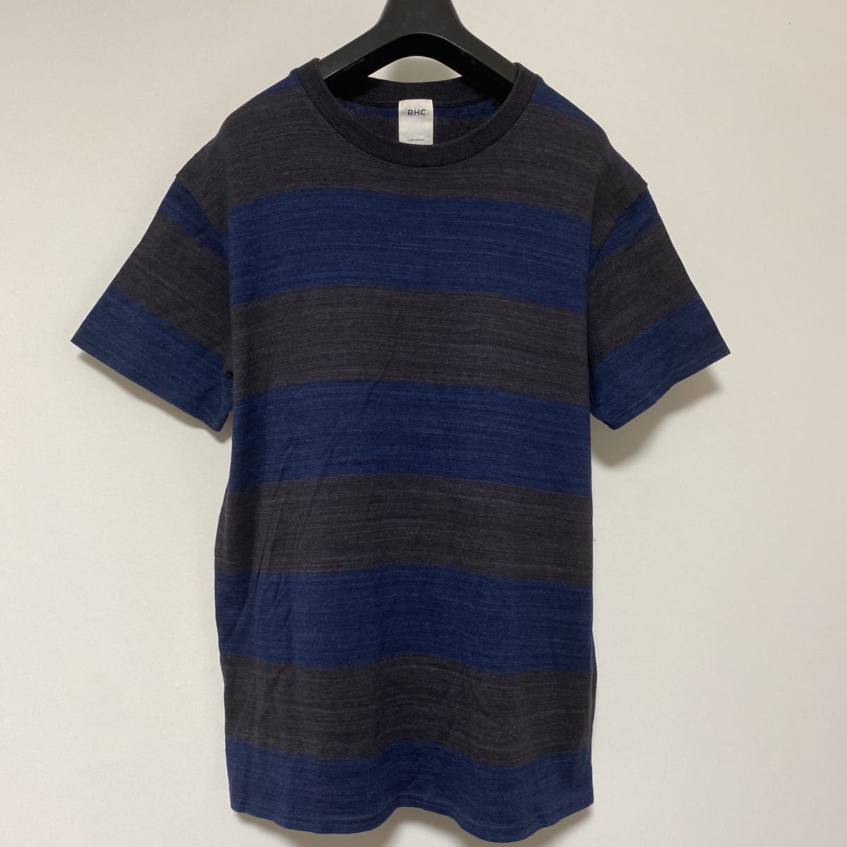 美品 RHC インディゴ ボーダー T シャツ L ロンハーマン Ron Herman 
