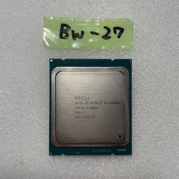 BW-27 激安 CPU Intel XEON E5-1650V2 3.50GHZ SR1AQ 動作品 同梱可能