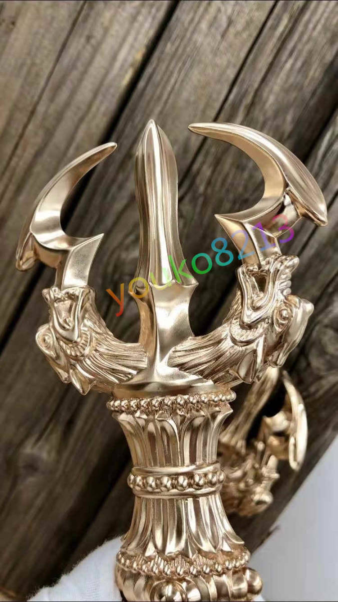 密教 密教法具 三鈷杵 金剛五鈷杵 寺院仏具」四大明王 22cm 「密教