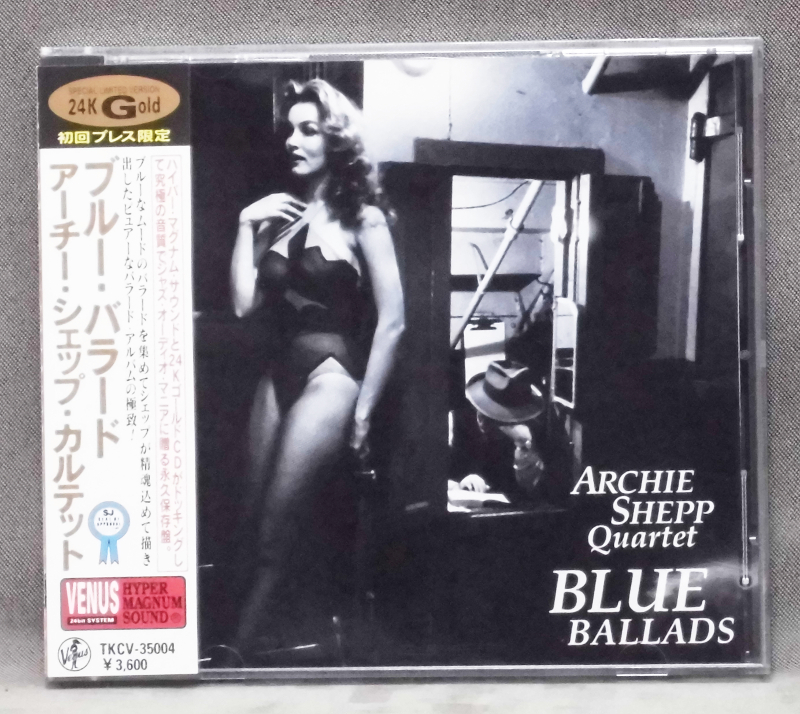CD 24K Gold Disk / Archie Shepp Quartet Blue Ballads / Venus Records / 1997年 初回プレス限定 ゴールド・ディスク 国内盤
