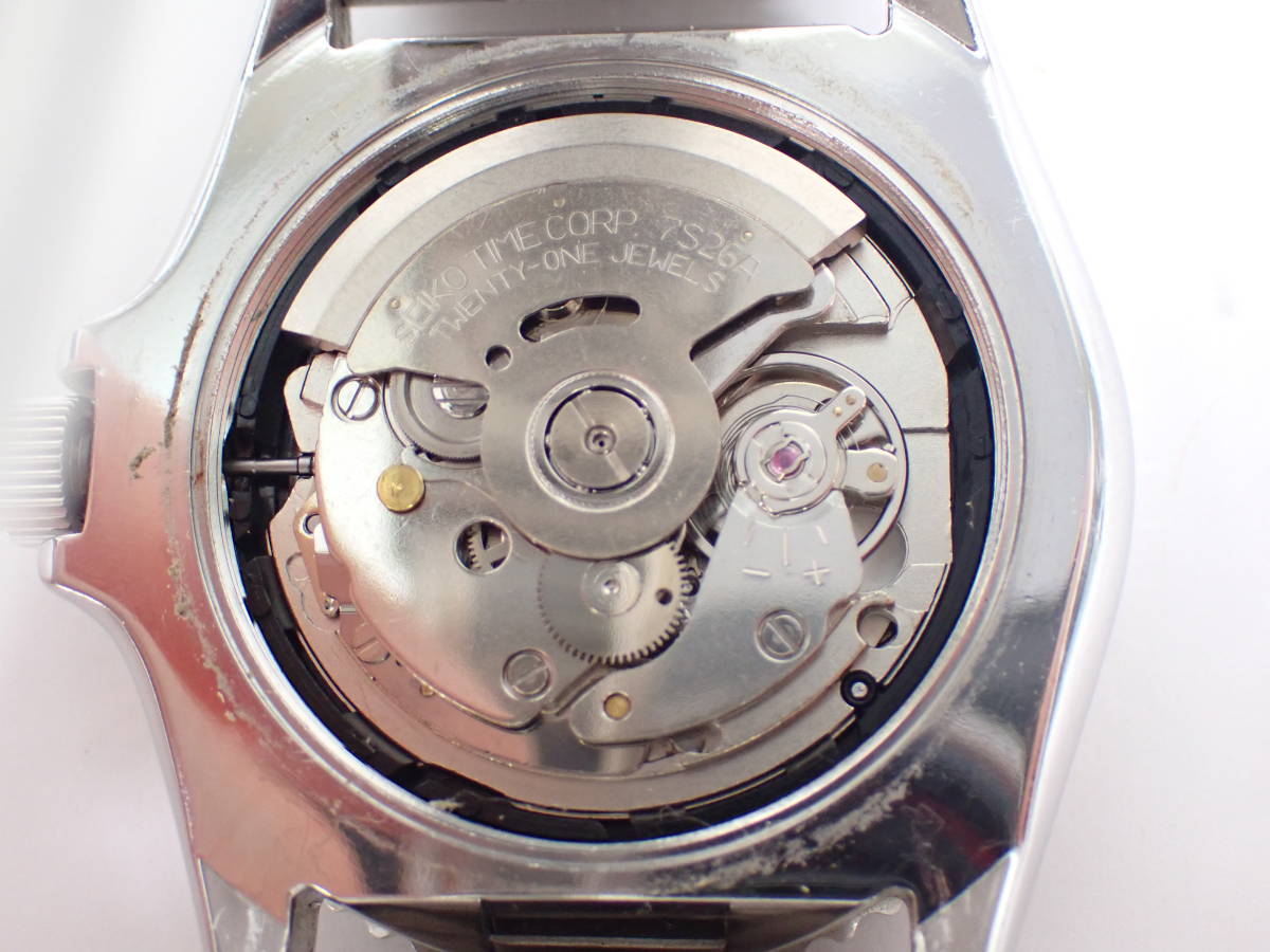 SEIKO セイコー Water10BAR RESIST オートマチック 自動巻き 腕時計 7S26-0040 稼働品 SEIKO セイコー ALBA NH36 4R36 竜頭操作問題無し