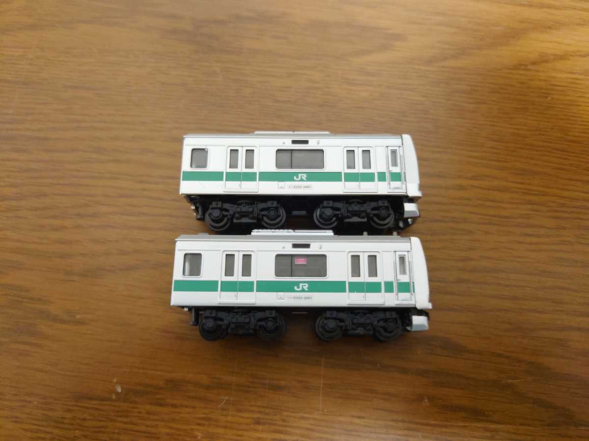 Bトレ】KIOSK8 E233系2000番台 常磐緩行線 先頭車2両【組立済】