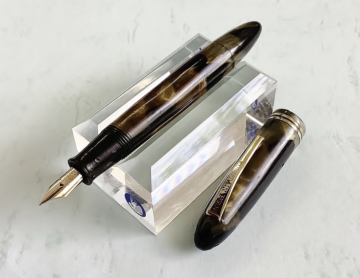 WARRANTED 万年筆 14K インク止め式万年筆 ワランテッド 2本セット