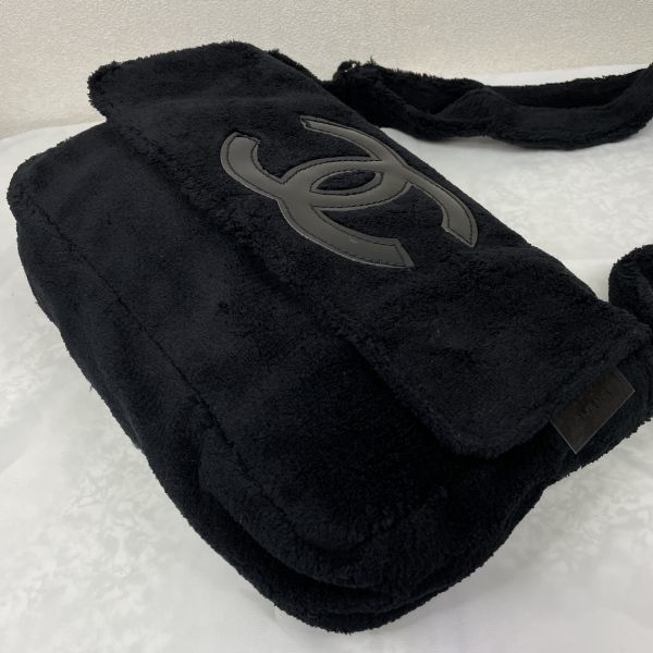 CHANEL ブラックファーショルダーバッグ ノベルティ 1円〜シャネル