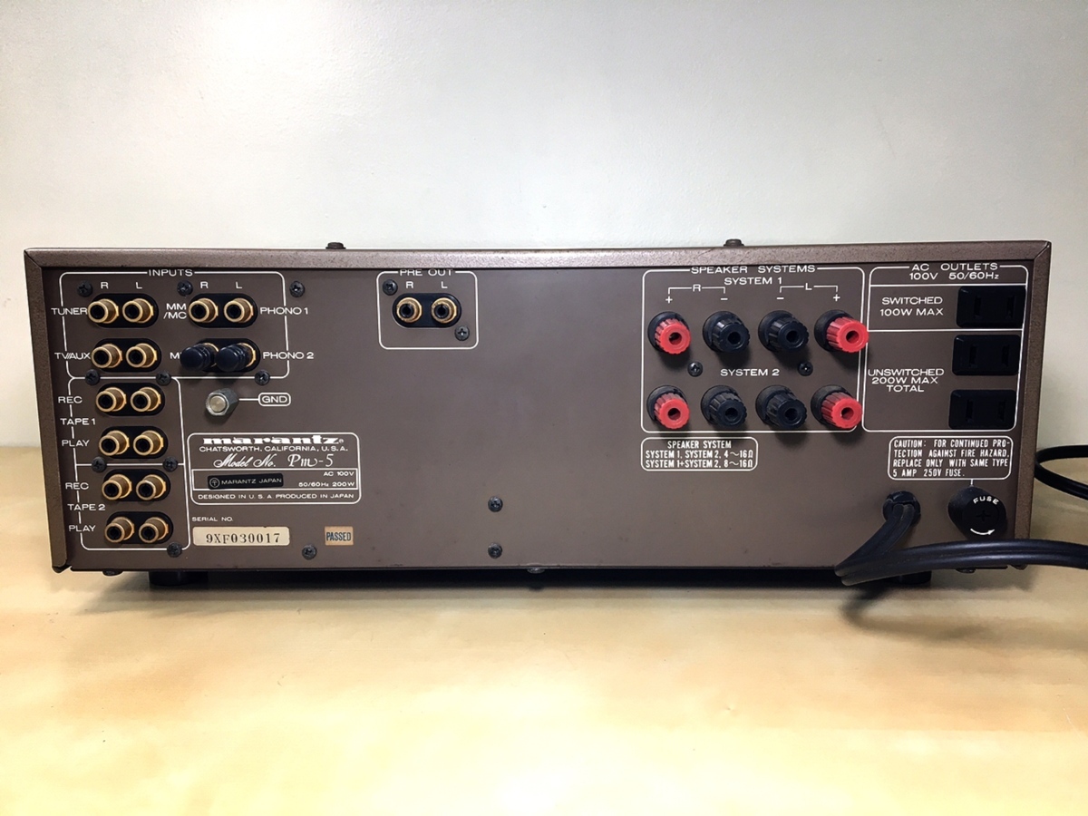 Marantz マランツ プリメインアンプ PM-5 marantz PM ステレオ Pm-5
