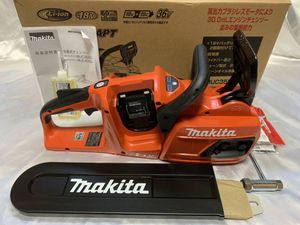新品 好ましい マキタ充電式チェンソー18V+18V→36V MUC353DZFR充電器付 