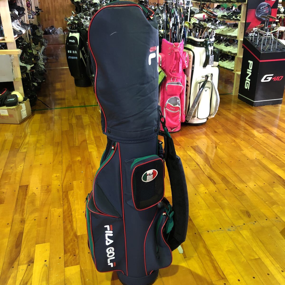 大人気，正規品 BAG-722 キャディバッグ FILA GOLF フィラゴルフ 重量