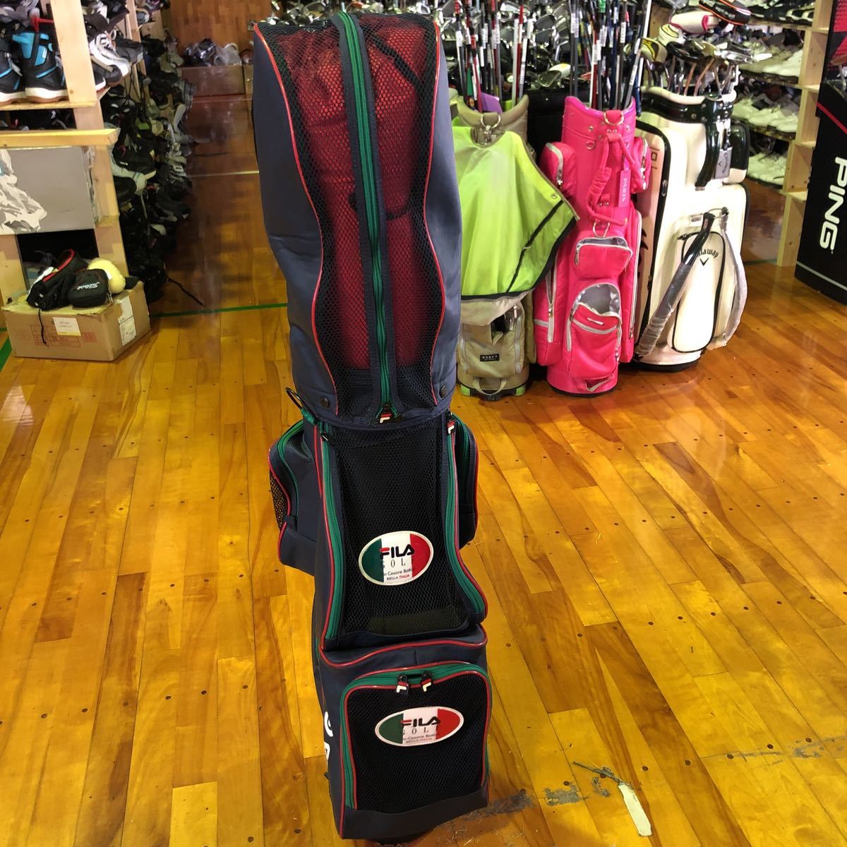 大人気，正規品 BAG-722 キャディバッグ FILA GOLF フィラゴルフ 重量