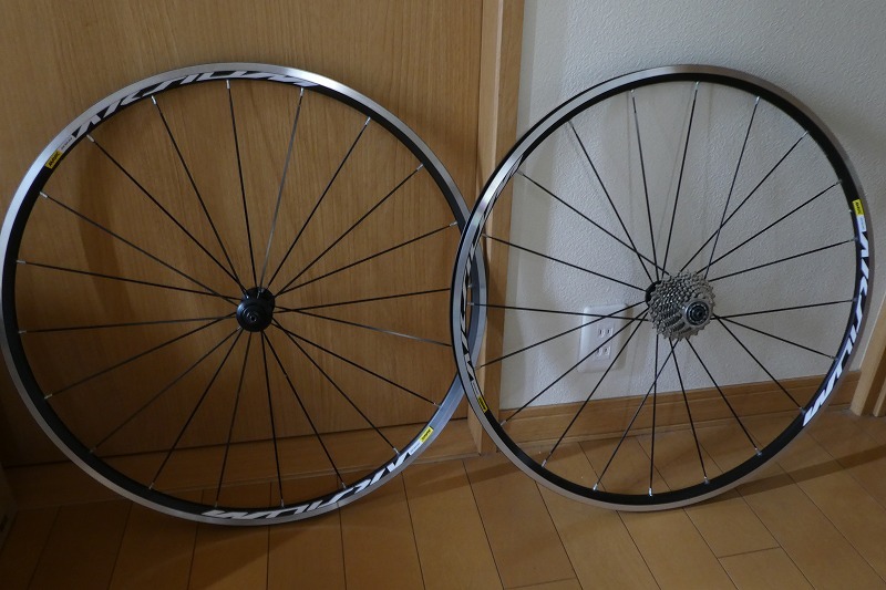 MAVIC AKSIUM + CS-5800 スプロケット付き パーツ ホイール（完組、手