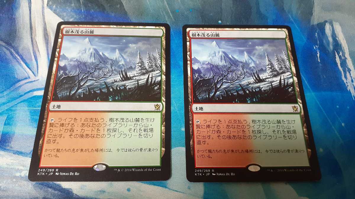 限定SALE，人気セール MTG 樹木茂る山麓/Wooded Foothills 日本語 KTK ２枚セット(土地)｜売買されたオークション情報、yahooの商品情報をアーカイブ公開 - オークファン ノーマルカード