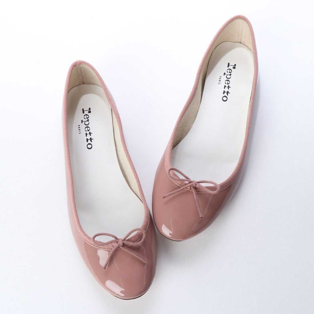 超美品 repetto サンドリオン ピンクベージュ バレエパンプス サイズ36 