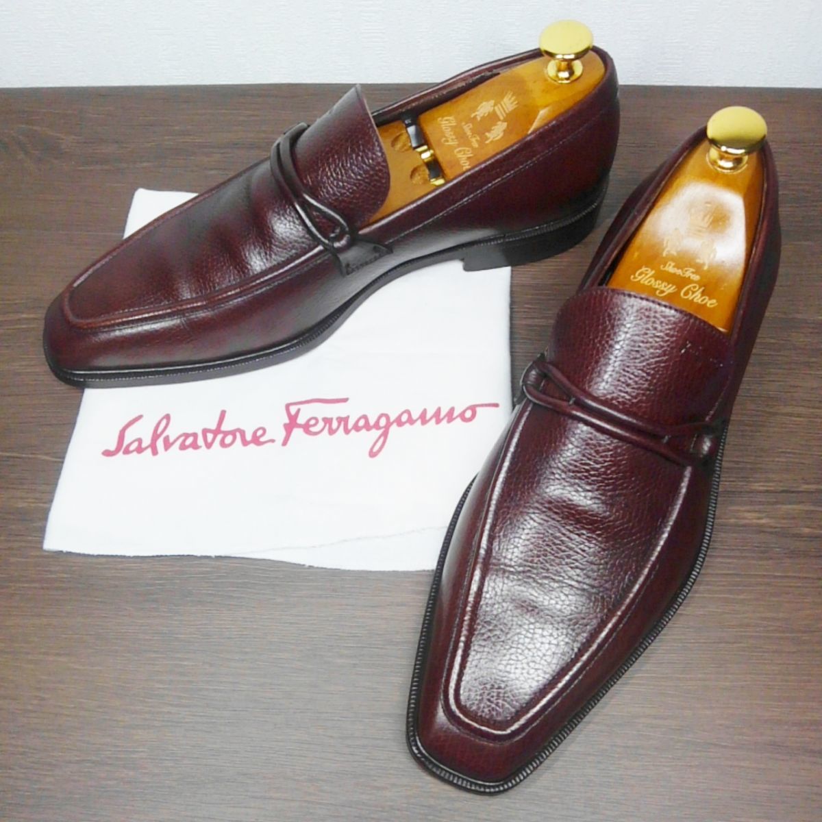 □細身で知的な印象◎Salvatore Ferragamo☆フェラガモ☆ローファー