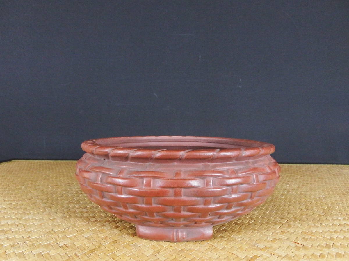 盆栽鉢 美芸【左右9.4cm】 美芸 美芸鉢（KMH-003） 21.5cm 盆栽小鉢