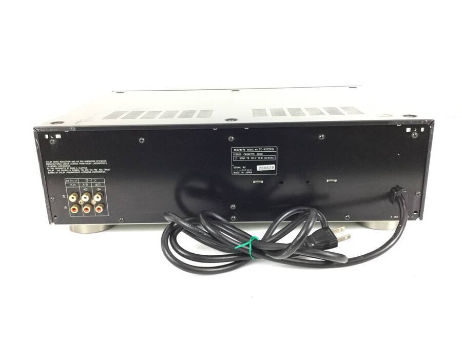 SONY TC-K222ESL カセットデッキ◇現状品