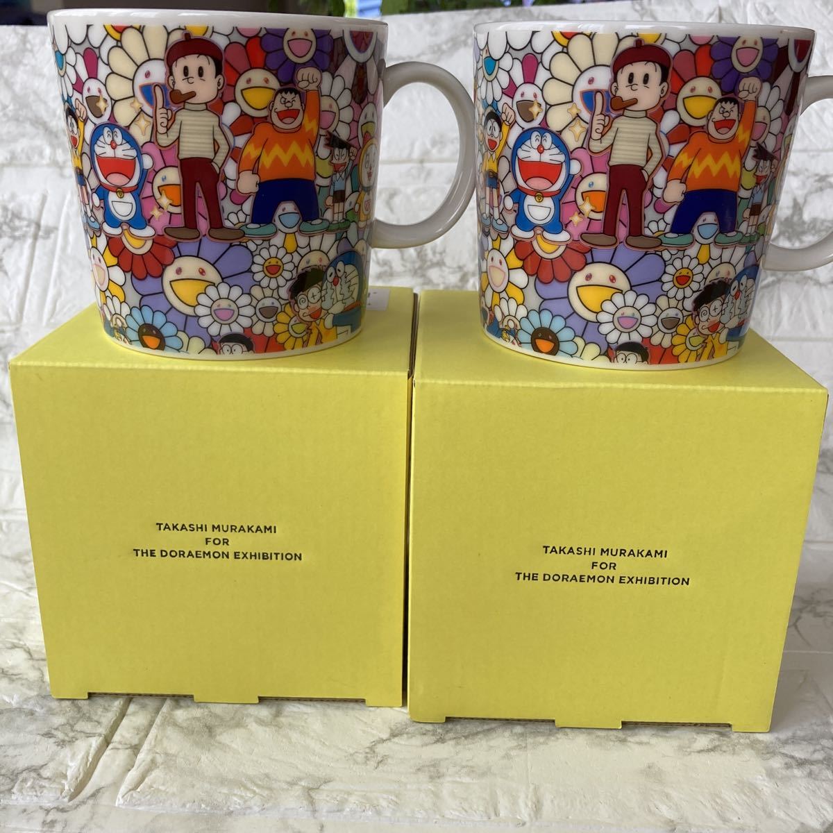 その他 未使用 ドラえもん展 限定マグカップ 2個セット 村上隆