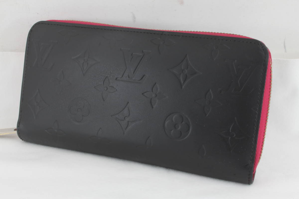 美品☆ルイヴィトン LOUIS VUITTON ヴェルニ ジッピーウォレット 