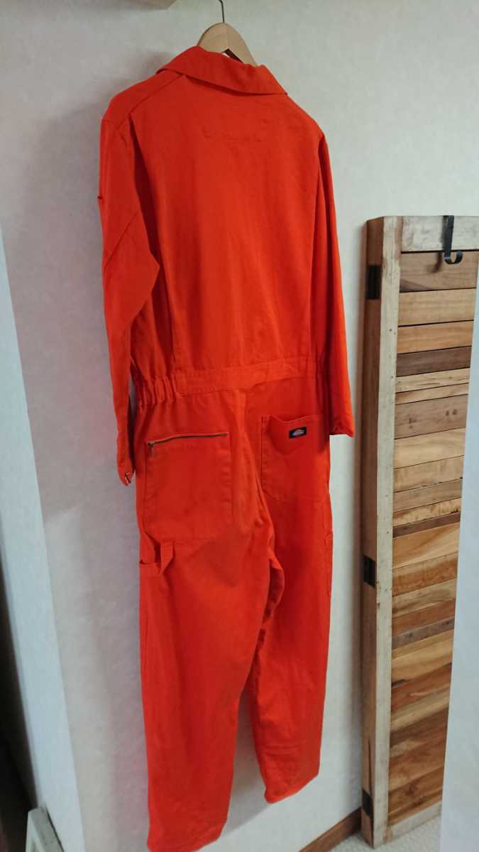 ディッキーズ Dickies ツナギ 長袖 オールイン 作業着 ワーク M オレンジ 裾ボタン オーバーオール 売買されたオークション情報 Yahooの商品情報をアーカイブ公開 オークファン Aucfan Com