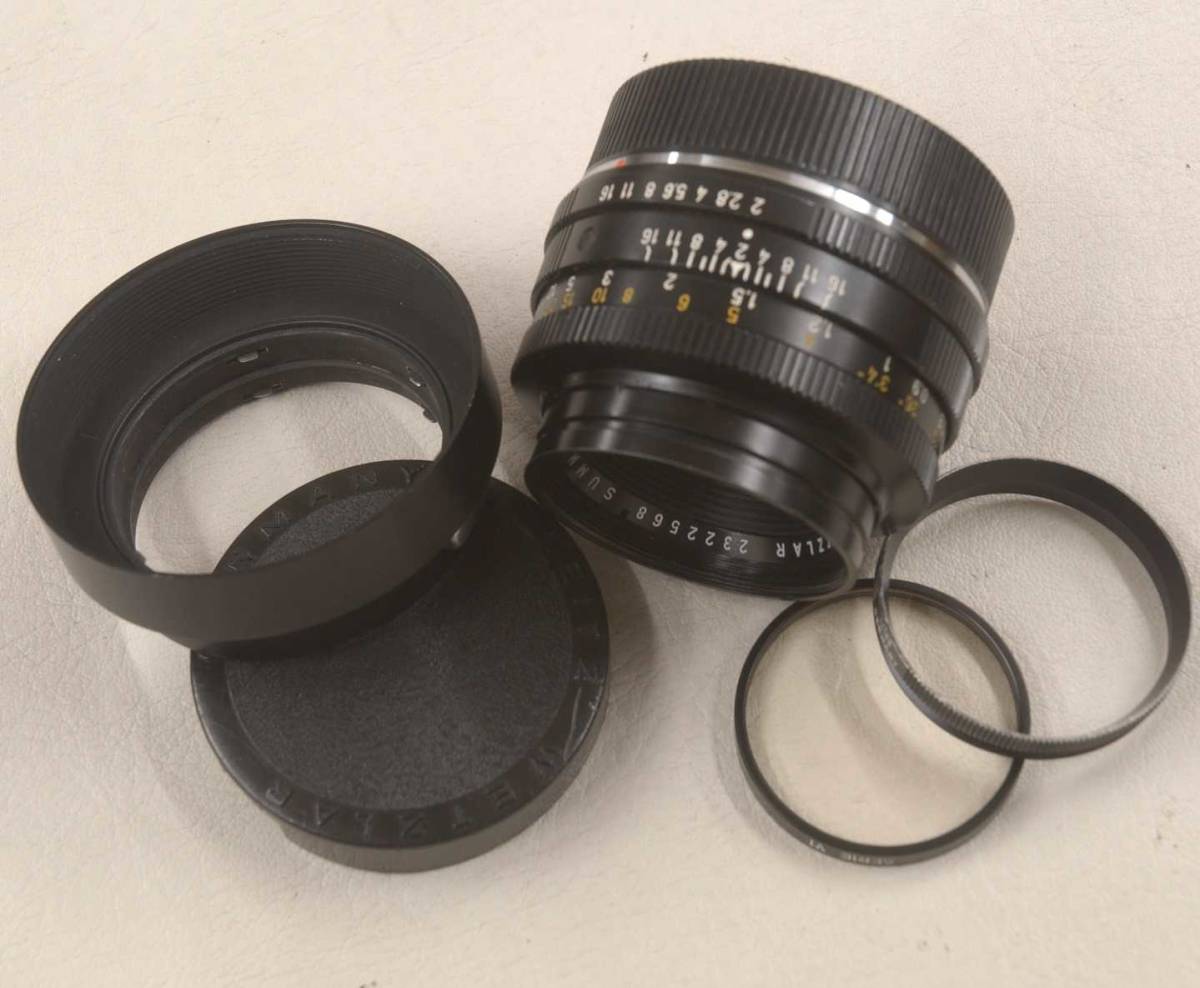 Leica Leitz Summicron-R R 50mm Summicron Lens ROM 2⁄50. RF f2 1: 0