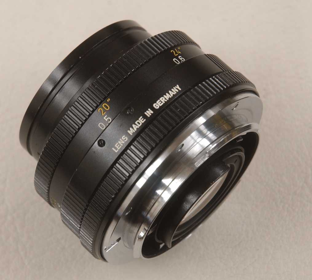 Leica Leitz Summicron-R R 50mm Summicron Lens ROM 2⁄50. RF f2 1: 0