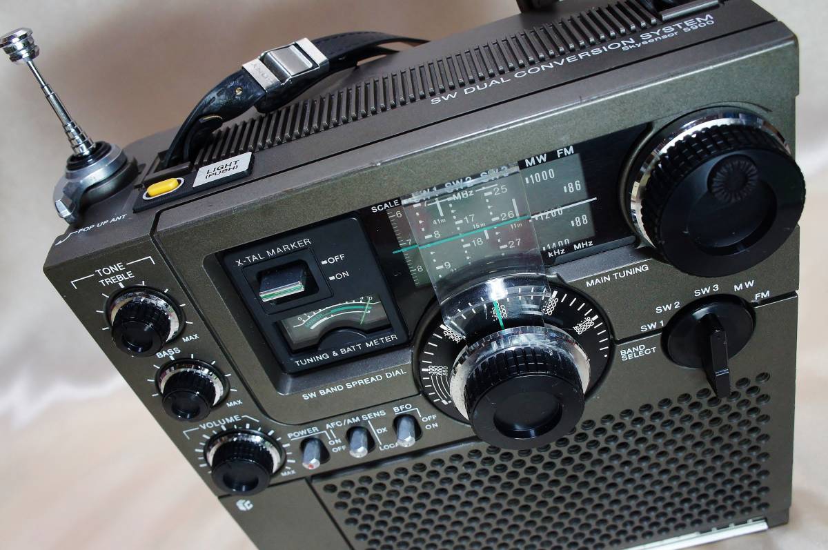 ☆綺麗☆受信整備品☆後期型スカイセンサー5900☆BCLラジオ☆ICF-5900