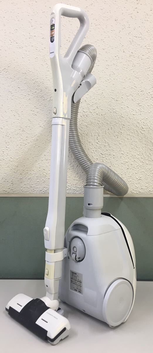 東芝 紙パック式クリーナー らくわざグリップ搭載 グレー色 VC-PC8(H 2013年製　掃除機 クリーナー TOSHIBA 東芝 