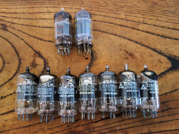 National TEN NEC 12AU7/ECC82 計9個セット ナショナル 松下電器 テン