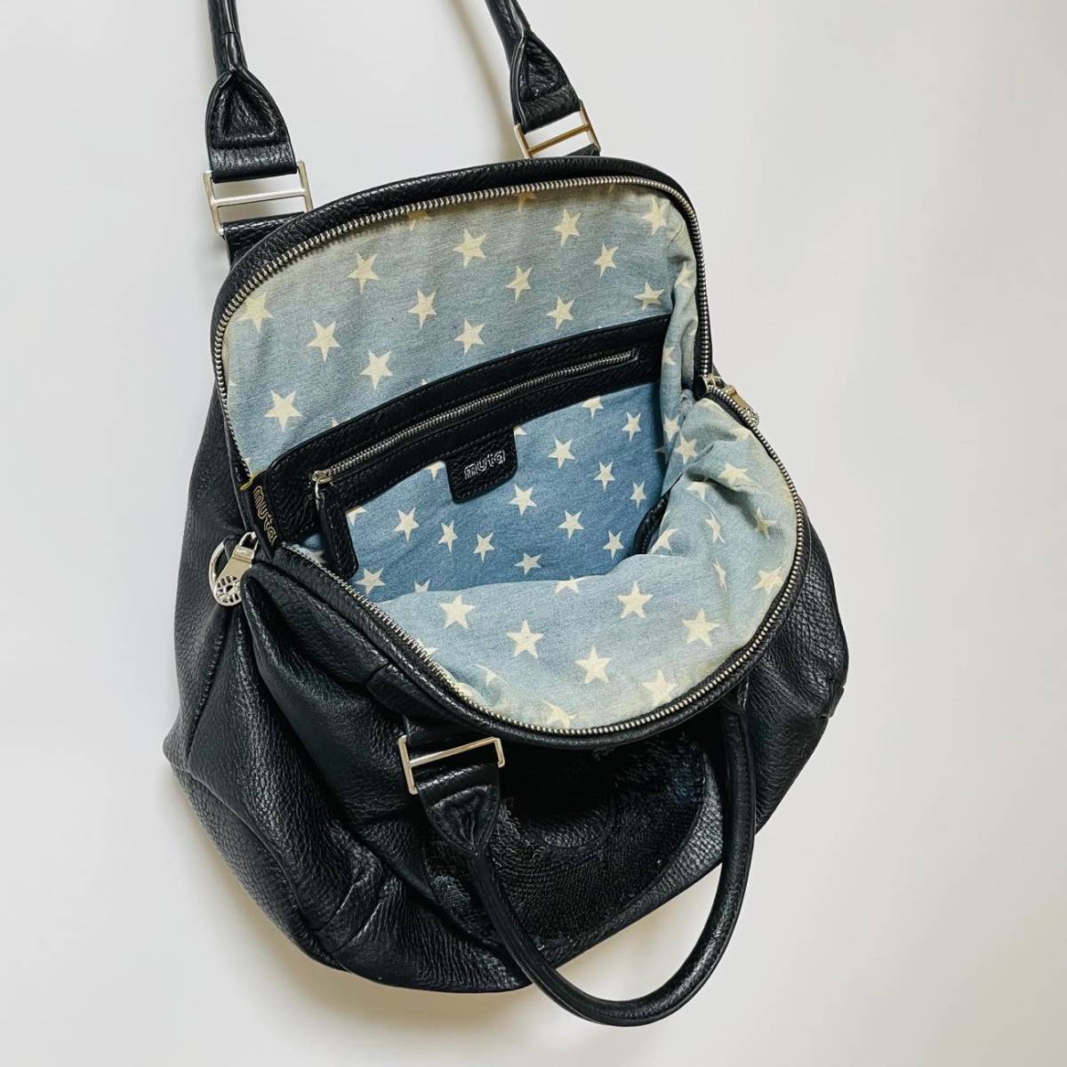muta(ムータ) 8バッグ レザー スパンコール 2wayボストンバッグ かばん muta(ムータ) 8バッグ レザー スパンコール 2wayボストンバッグ かばん