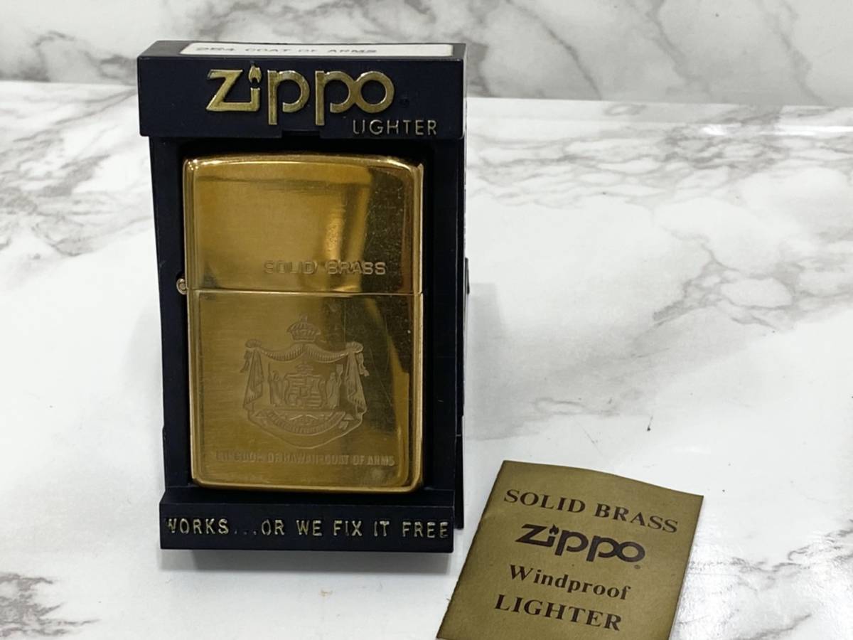 人気セール，定番人気】 【2745】1984年 ZIPPO ソリッドブラス SOLID