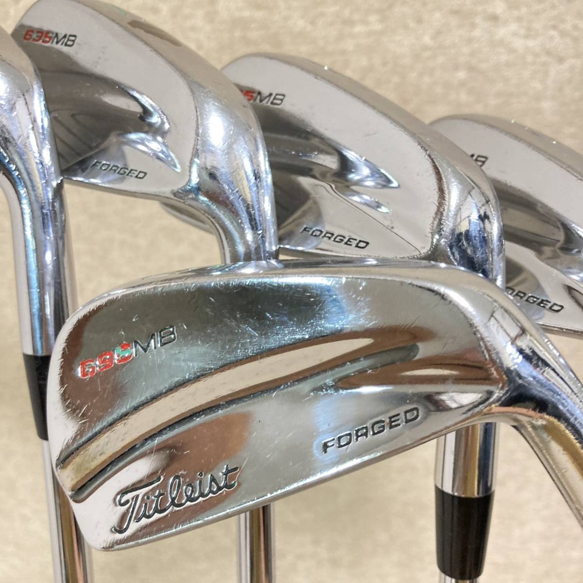  タイトリスト Titleist 695MB FORGED マッスルバック 5.6.7.8.9.P 6本セット(タイトリスト)｜売買されたオークション情報、yahooの商品情報をアーカイブ公開 - オークファン 男性右きき用