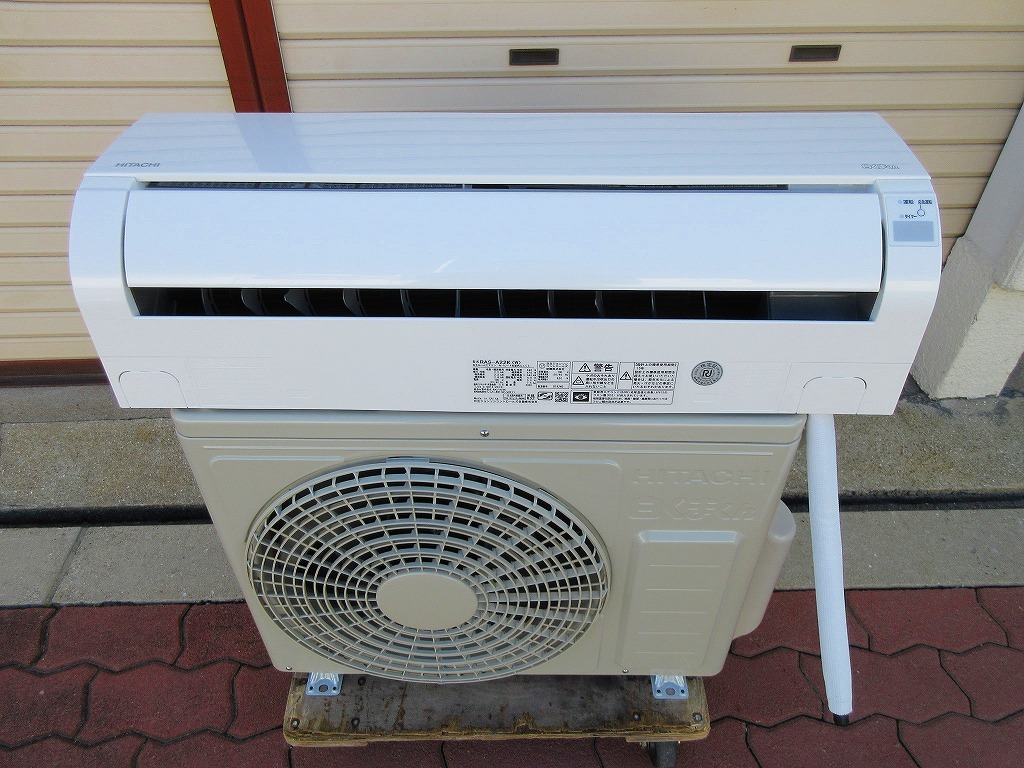 セール，本物保証 A62 日立 ルームエアコン RAS-A22K-W 6畳 2.2kW 2021年購入 白くまくん(12畳未満)｜売買されたオークション情報、yahooの商品情報をアーカイブ公開 - オークファン 12畳未満